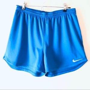 Nike Royal Blue Pull On Drawstring Shorts Sz S